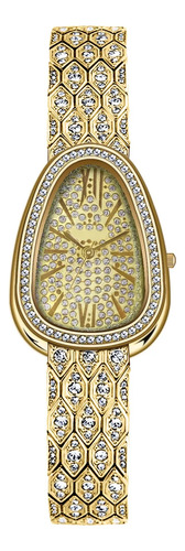 Rose Gold - Creative Snake Design Womens Quartz Wristwatch