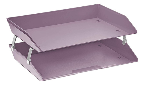 Acrimet Facility Doble Carta Bandeja Solido  Color Morado 