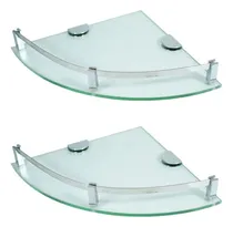 Comprar Juego 2 Repisas Esquineras D Accord Con Borde 25x25cm