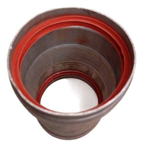 Cupla De Aluminio Para Caño 80 Salida De Humos Caldaia
