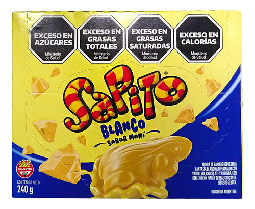 Sapito Chocolate Blanco X 24u - Delipop Dulcería