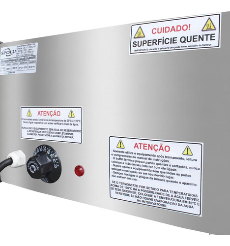 Carro Buffet Conjugado Duplo Spl512co 15 Cubas Spolu