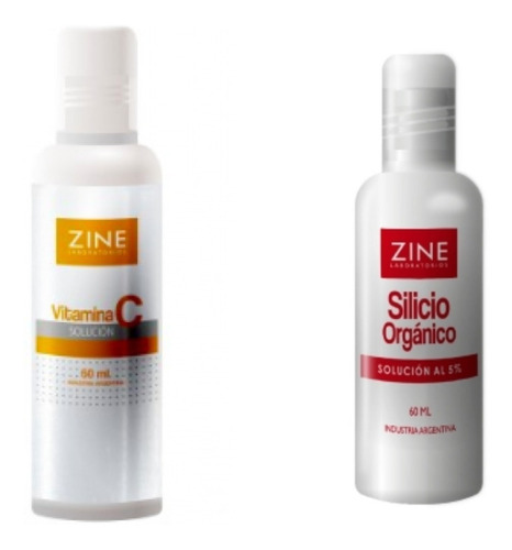 Zine X 2 Activos Conc Vitamina C Y Silicio Organico X 60