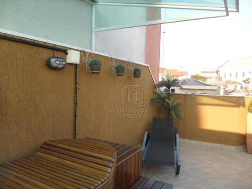 Cobertura Residencial À Venda, Vila Metalúrgica, Santo André. - Co0883