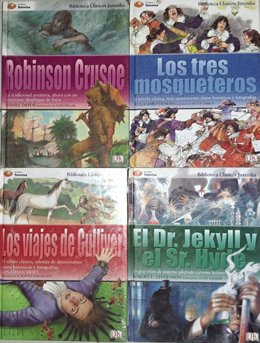Biblioteca Clasicos Juveniles, 8 Clásicos (Usado)