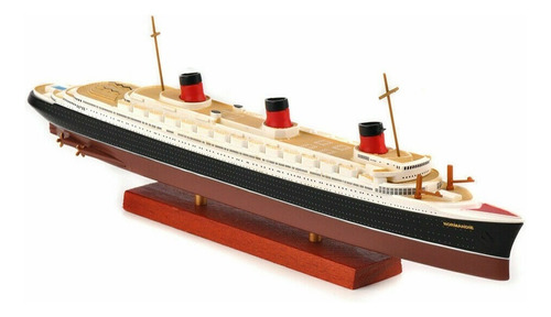 Modelo De Navio De Cruzeiro Normandie Steamship Em Escala