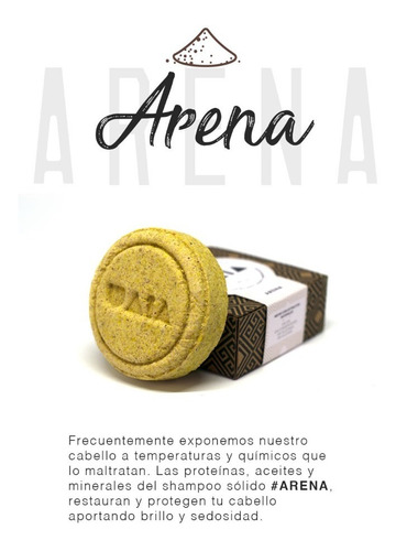 Champú Arena Cabello Maltratado - g a $333