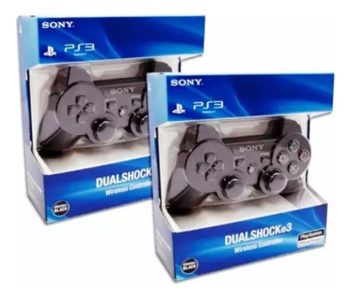 Combo De 2 Joystick Sony Ps3 Bluetooth Inalám Envio Gratis