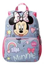 Comprar Morral Mochila Pequeño Escolar Para Niña Totto Minnie S Color Gris