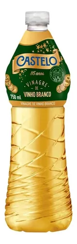 Vinagre de Vinho Branco Castelo 750ml — R$ 9,40 em Mercado Livre, 53% OFF