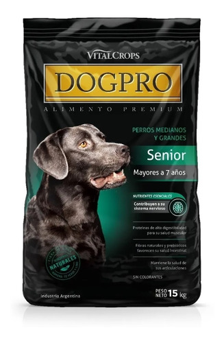 Alimento Balanceado Premium Dogpro Senior 15 Kgs
