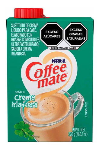 Sustituto De Crema Para Café Coffee Mate Líquido Sabor Crema Irlandesa 530g