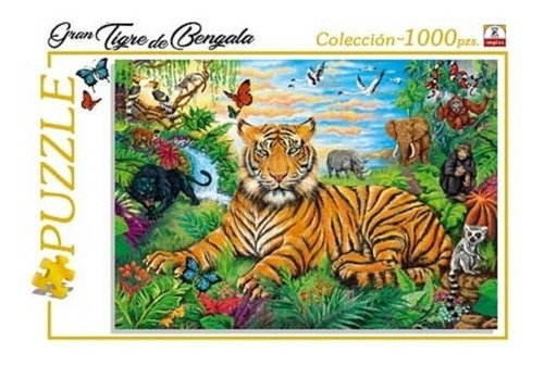 Puzzle 1000 Piezas Gran Tigre De Bengala Implas - Dgl Games