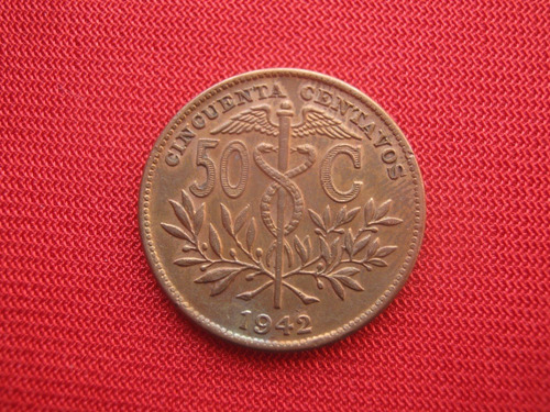 Bolivia 50 Centavos 1942