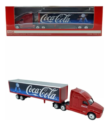 Motorcity 1:87 Trailer Kenworth Caja Seca Coca Cola Oso Rojo