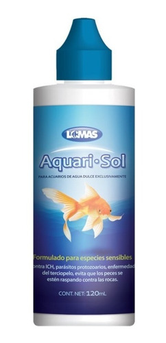 Acuario Lomas Acondicionador Acuarisol 120 Ml