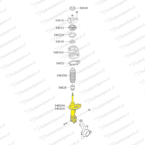 Amortiguador Delantero Kia Cerato 2010-2012. Par (2)