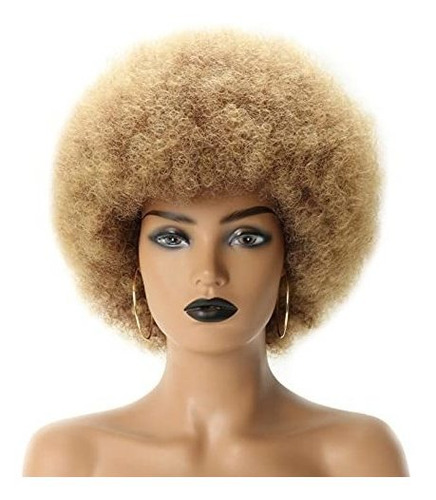 Imierfa Afro Wigs For Black Women Short Kinky Curly P7rqi