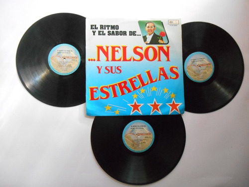 Lp Vinilo Nelson Y Sus Estrellas El Ritmo Y El Sabor 1987