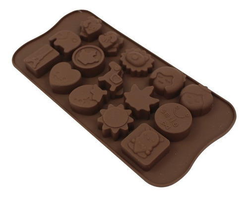 Forma Silicone Para Chocolate Animais