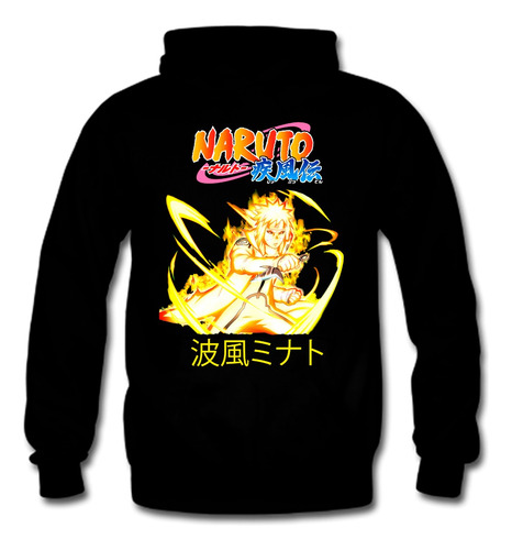 Poleron Anime Naruto Shippuden - Minato Modo Kyubi - Vale Gamess
