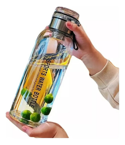 Para Botella De Agua Botella De Vidrio De 1 Litro, Botella