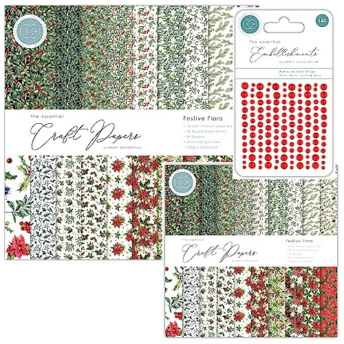 Craft Consortium The Essential Craft Papers Festive Flo...