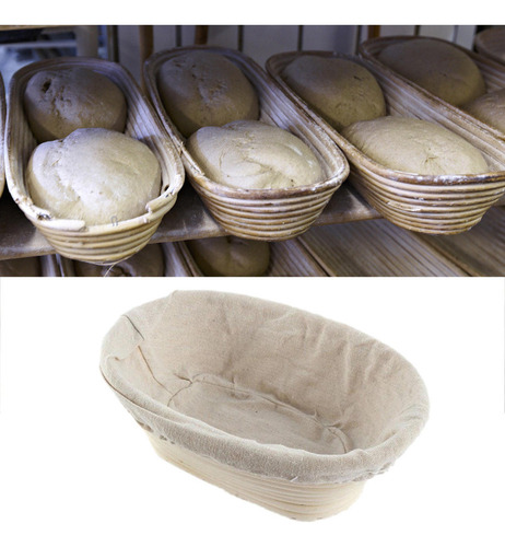 # Cestas De Fermentación De Pan De Ratán Con Forro Molde