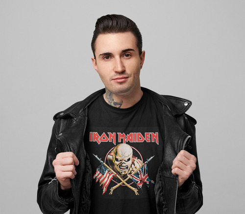 Camiseta Iron Maiden England 2n