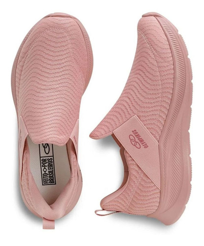 Imagem 4 de 5 de Tênis Feminino Olympikus Flutua Corrida Conforto 952 Rosa