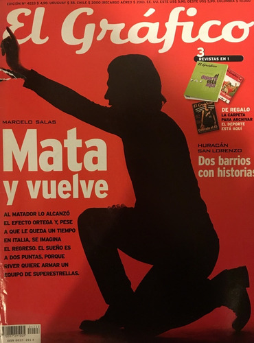 El Gráfico, N° 4223  Revista Fútbol Argentino, Cb