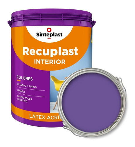 Pintura Latex Recuplast Interior / Colores / 1 Lt 