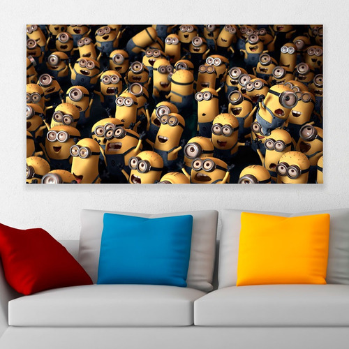 Cuadro Decorativo Minions Art 80x50cm