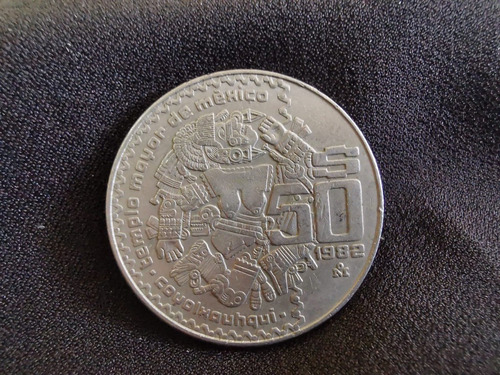 Moneda De $50 De La Coyolxauhqui Templo Mayor Del Año: 1982