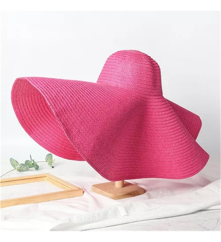 Xc Sombrero De Playa Casual De Ala Ancha De Moda Panamá