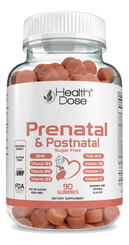 Health Dose Vitaminas Prenatales Y Posnatales Para Mujeres E