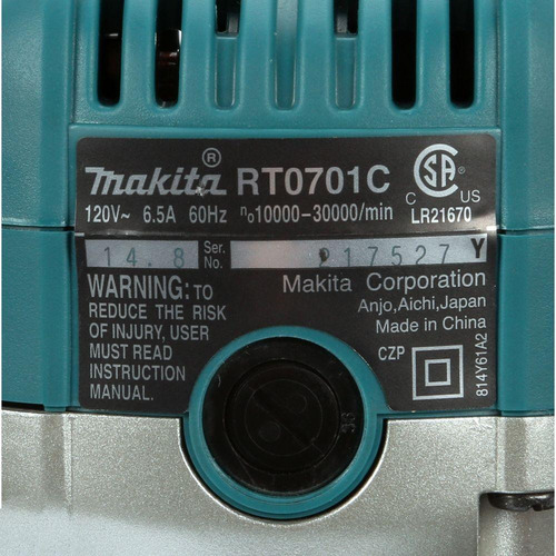 Router Makita, 6.5 Amp 1 1/4 Hp Base Fija