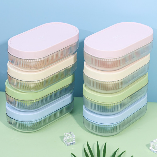 Bandejas De Hielo Para Hacer Cubitos De Hielo Con Tapa, Mold