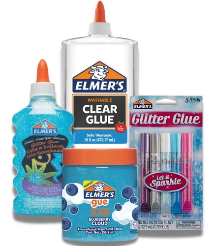 Pack Elmers Glitter Gue Blueberry Cloud