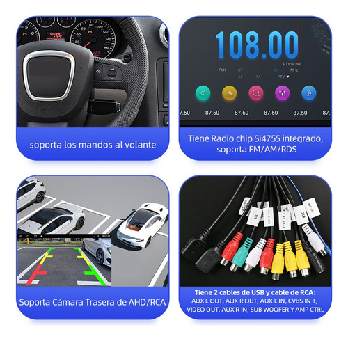 Stereo 6+128g For Audi Rs3 A3 8p S3 2003-2012 Qled 4g Rds