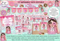 Comprar Kit Imprimible Candy Bar Mis Pastelitos 100% Editable