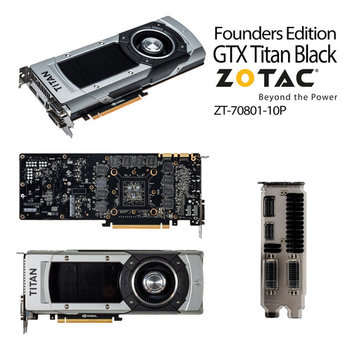 Gtx Titan Black Zotac Zt-70801-10p - Founder Edition (Usado)