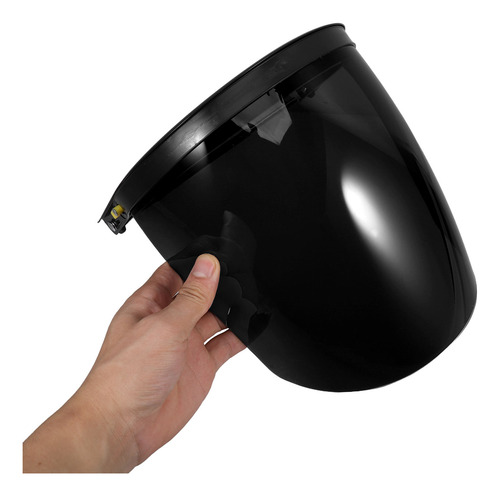 Protector Facial Para Trabajo, Rectificado, Corte, Negro, Ca