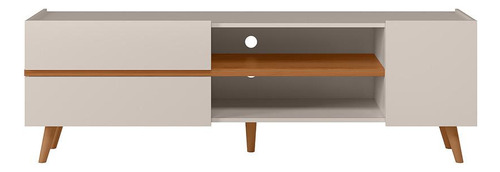Rack Para Tv Até 65 3 Portas Purus - Colibri Cor OFF WHITE MATTE / FREJO
