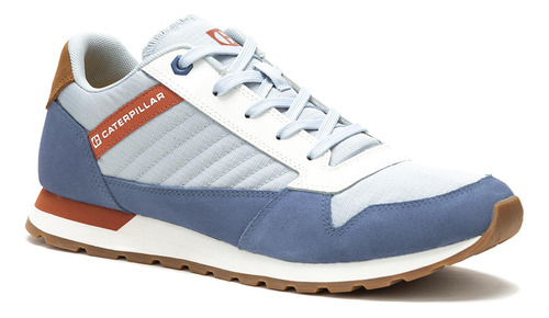 Zapatilla Casual Hombre Ventura Canvas Azul Cat