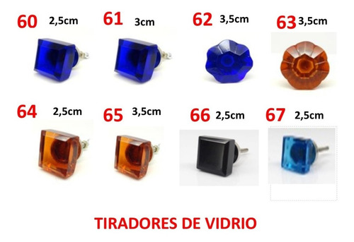 Imagen 6 de 7 de 16 Tiradores De Cerámica Manija Cajones Muebles Perilla