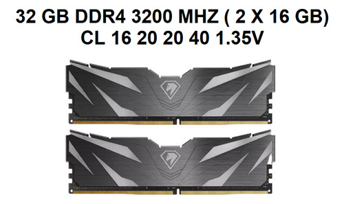 Memoria Ddr4 Netac Shadow 32gb (2x16) Cl16 3200mhz