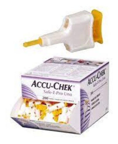 Lancetas Accu-chek Safe-t-pro Uno Caja Con 200 Lancetas