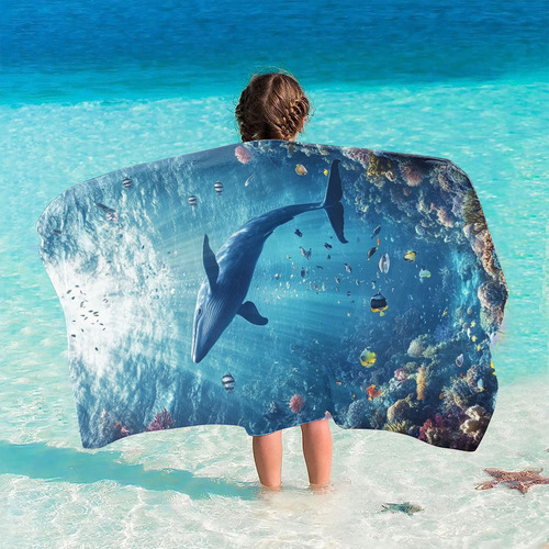 Manta Cálida Para Mascotas R Towel Beach, 150 X 75 Cm, Con E