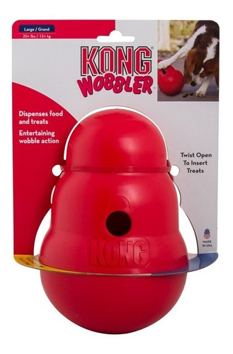 Juguete Interactivo Kong Wobbler Talla S Perro